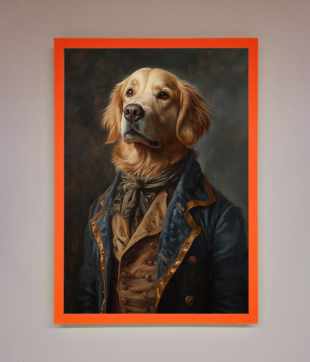 The Renaissance Golden Retiever Framed Wall Art-6