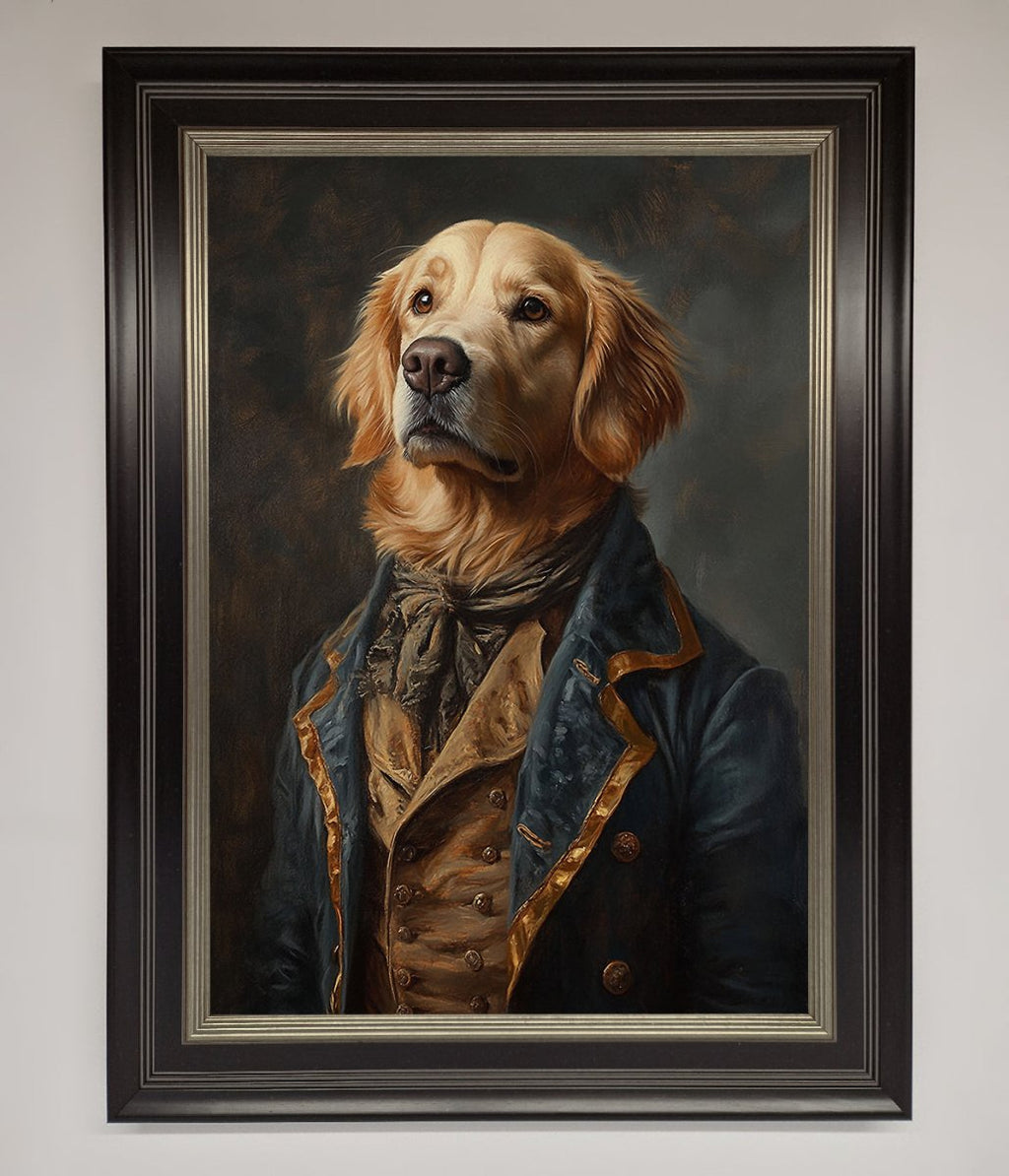 The Renaissance Golden Retiever Framed Wall Art-17