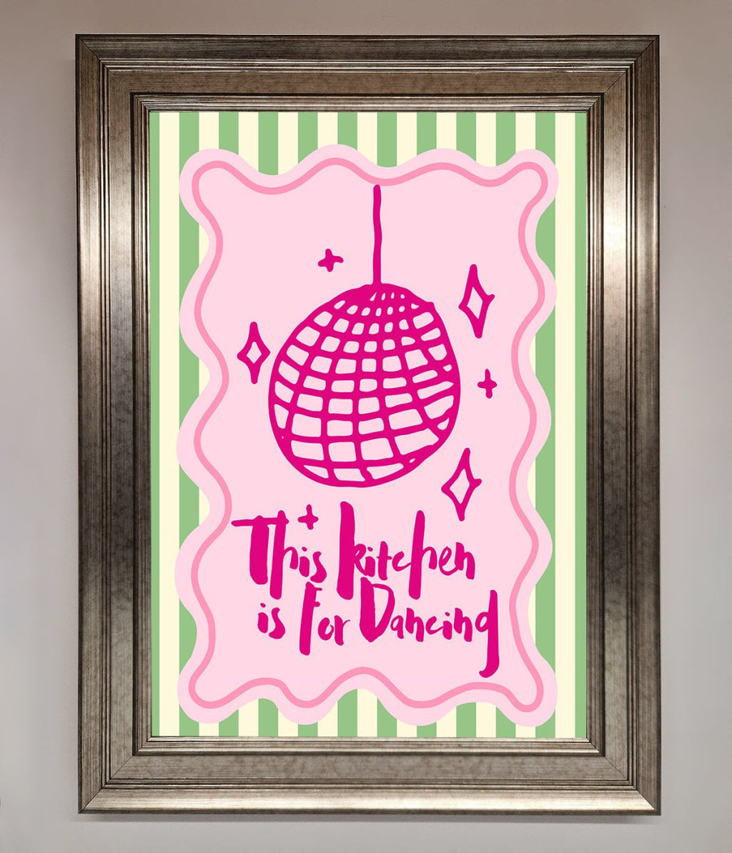 This Kitchen Is For Dancing Framed Wall Art-5