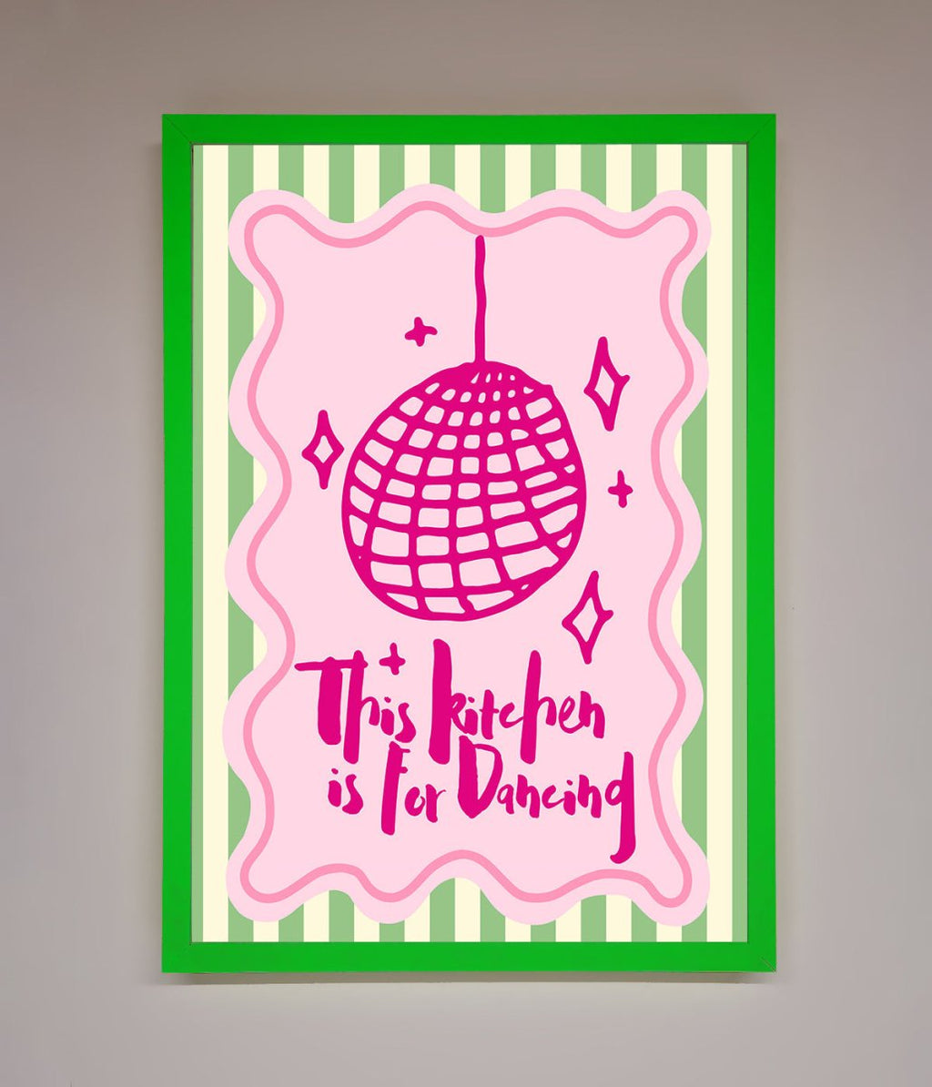 This Kitchen Is For Dancing Framed Wall Art-0
