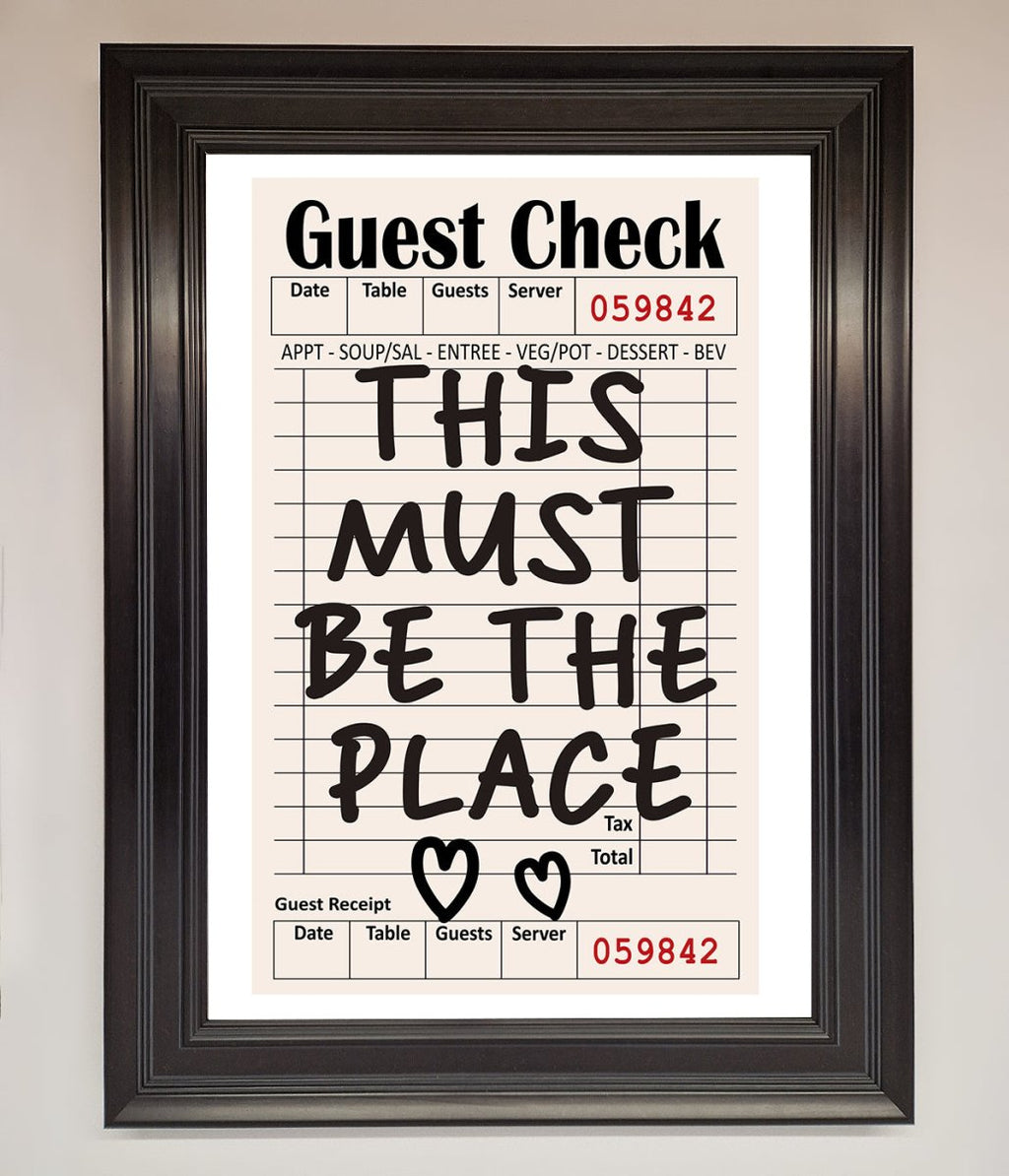 This Must Be The Place Beige Framed Wall Art-15