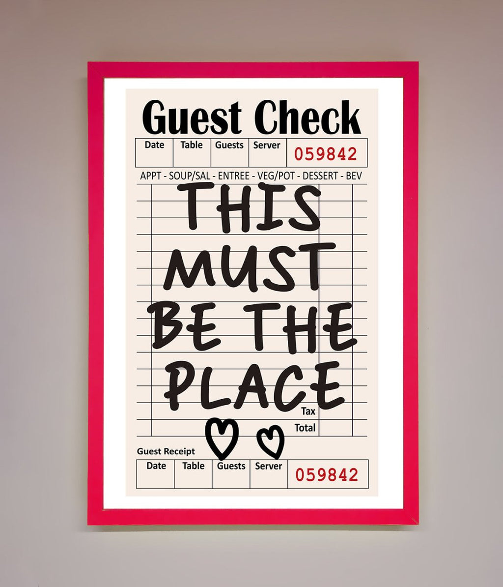 This Must Be The Place Beige Framed Wall Art-5