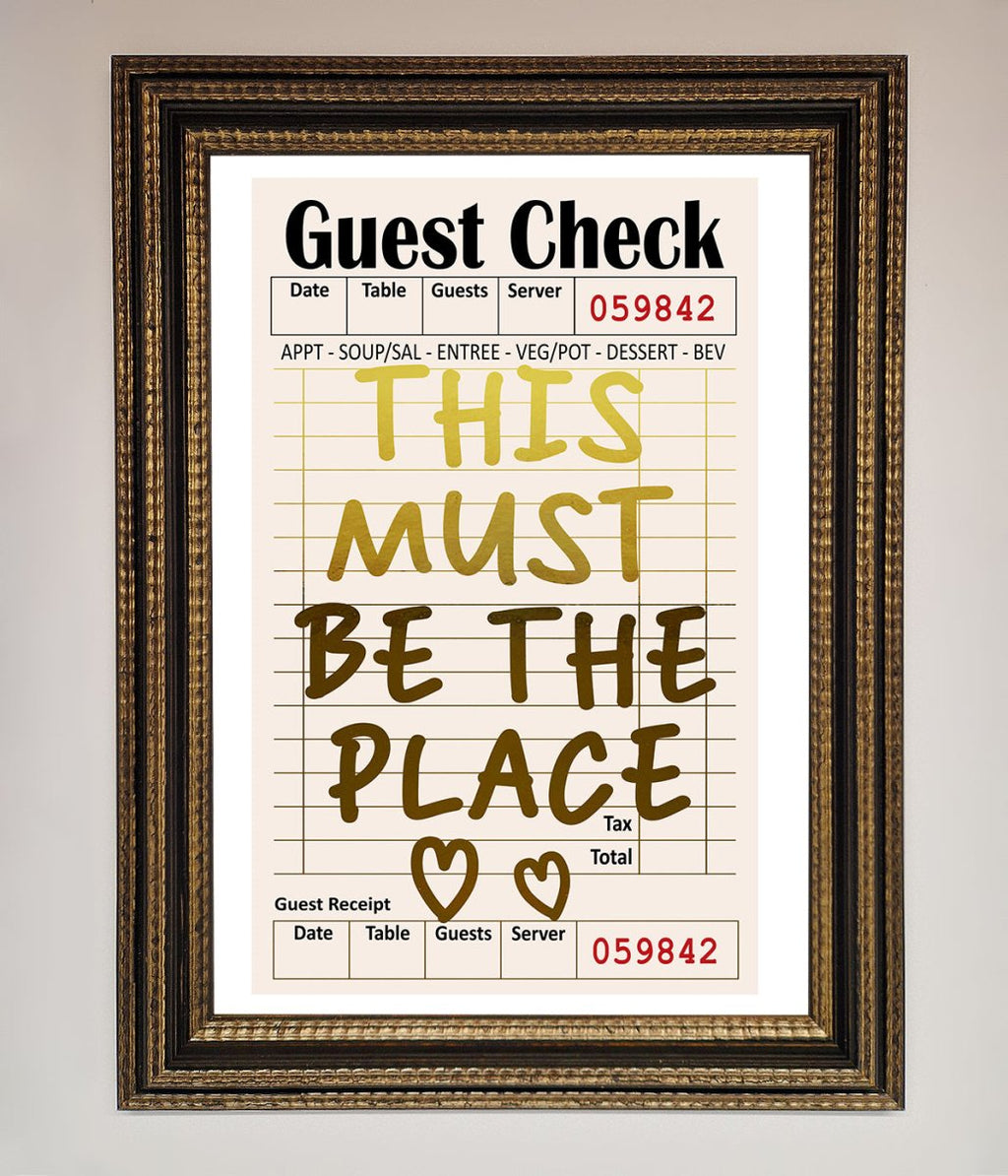 This Must Be The Place Foil Print-18