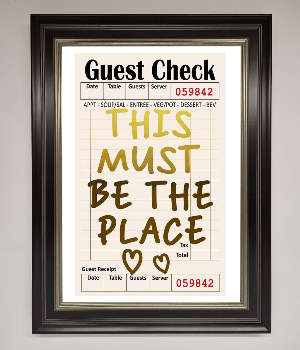 This Must Be The Place Foil Print-4