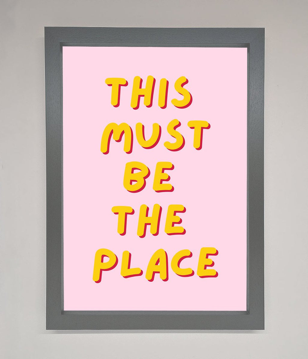This Must Be The Place Framed Wall Art-4