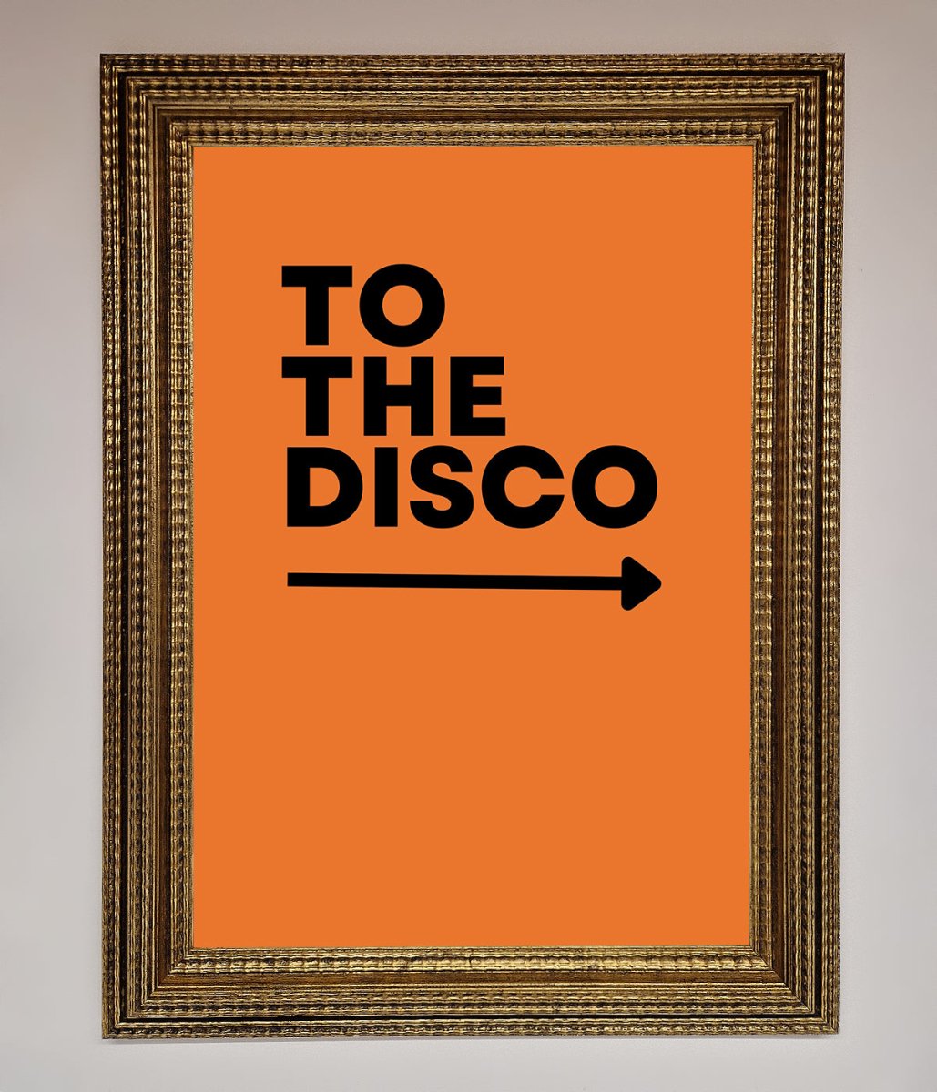 To The Disco Framed Print-15