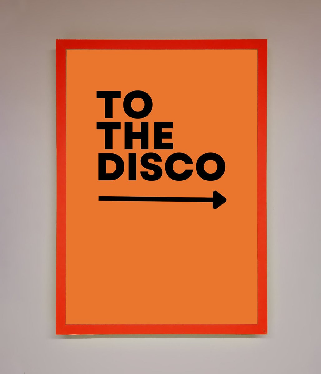 To The Disco Framed Print-14