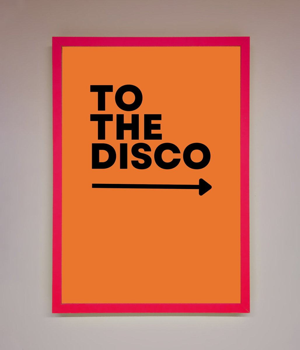 To The Disco Framed Print-13