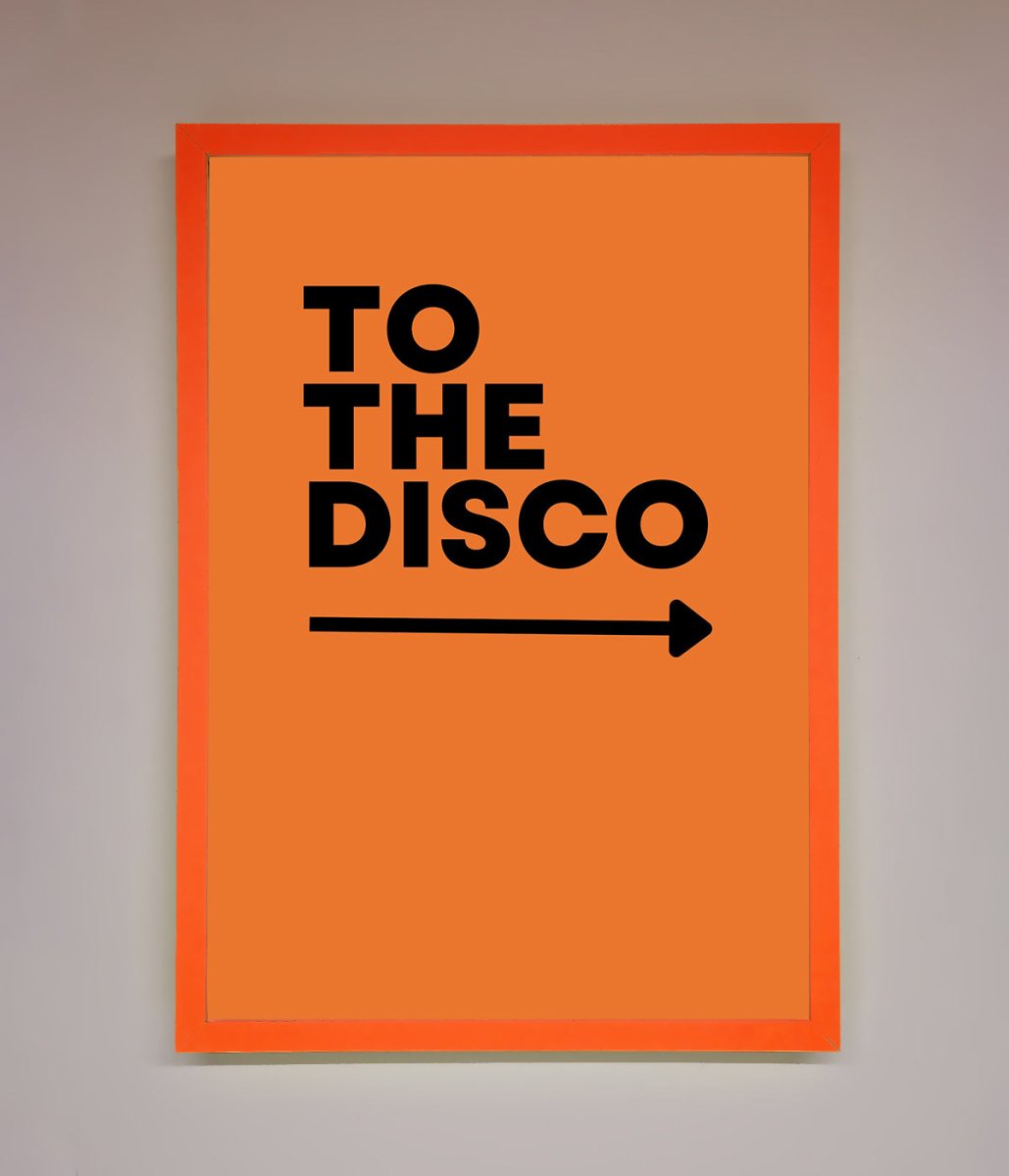 To The Disco Framed Print-10