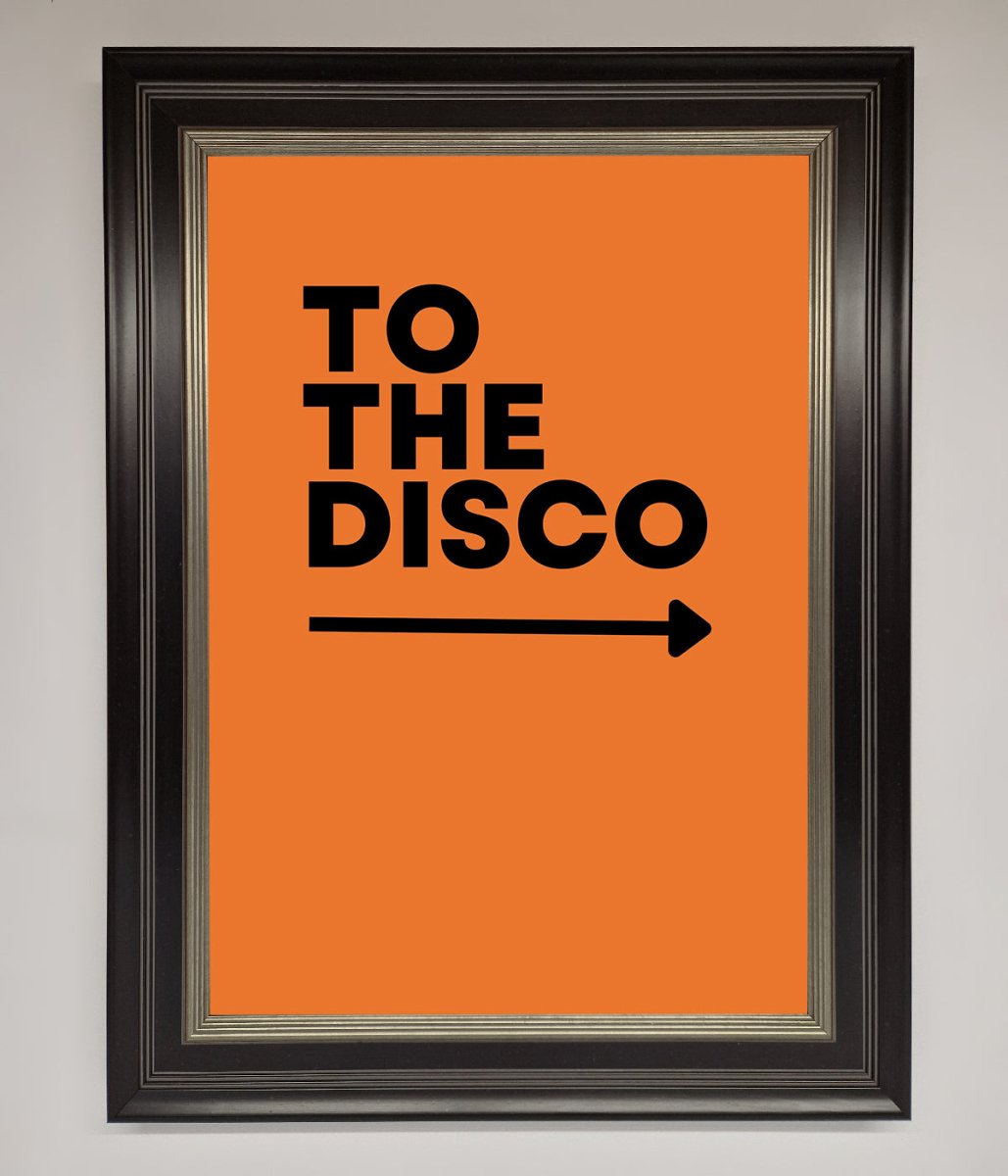 To The Disco Framed Print-8