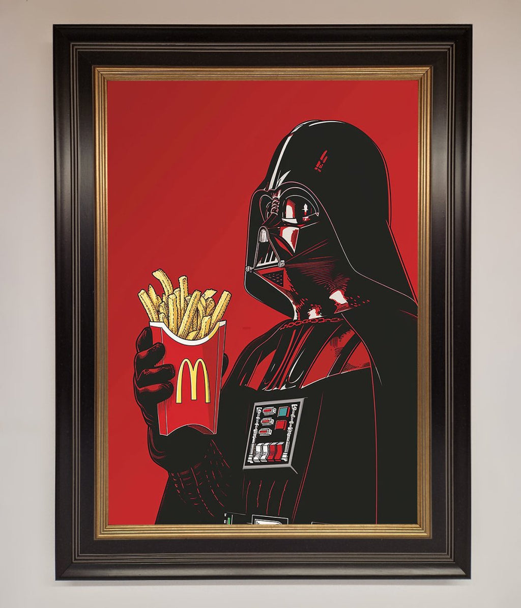 Vader French Fries Framed Poster-16