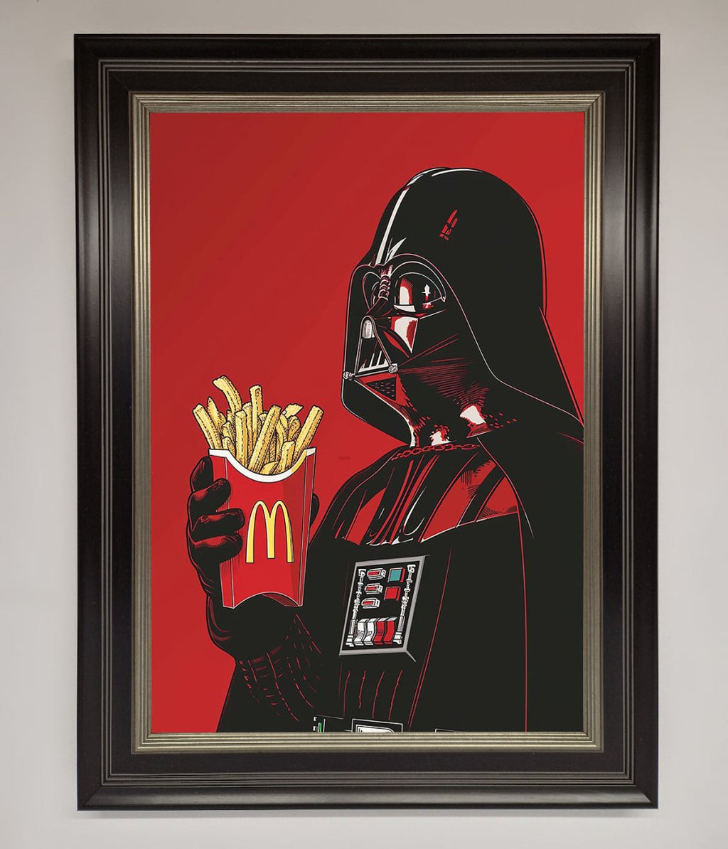 Vader French Fries Framed Poster-15