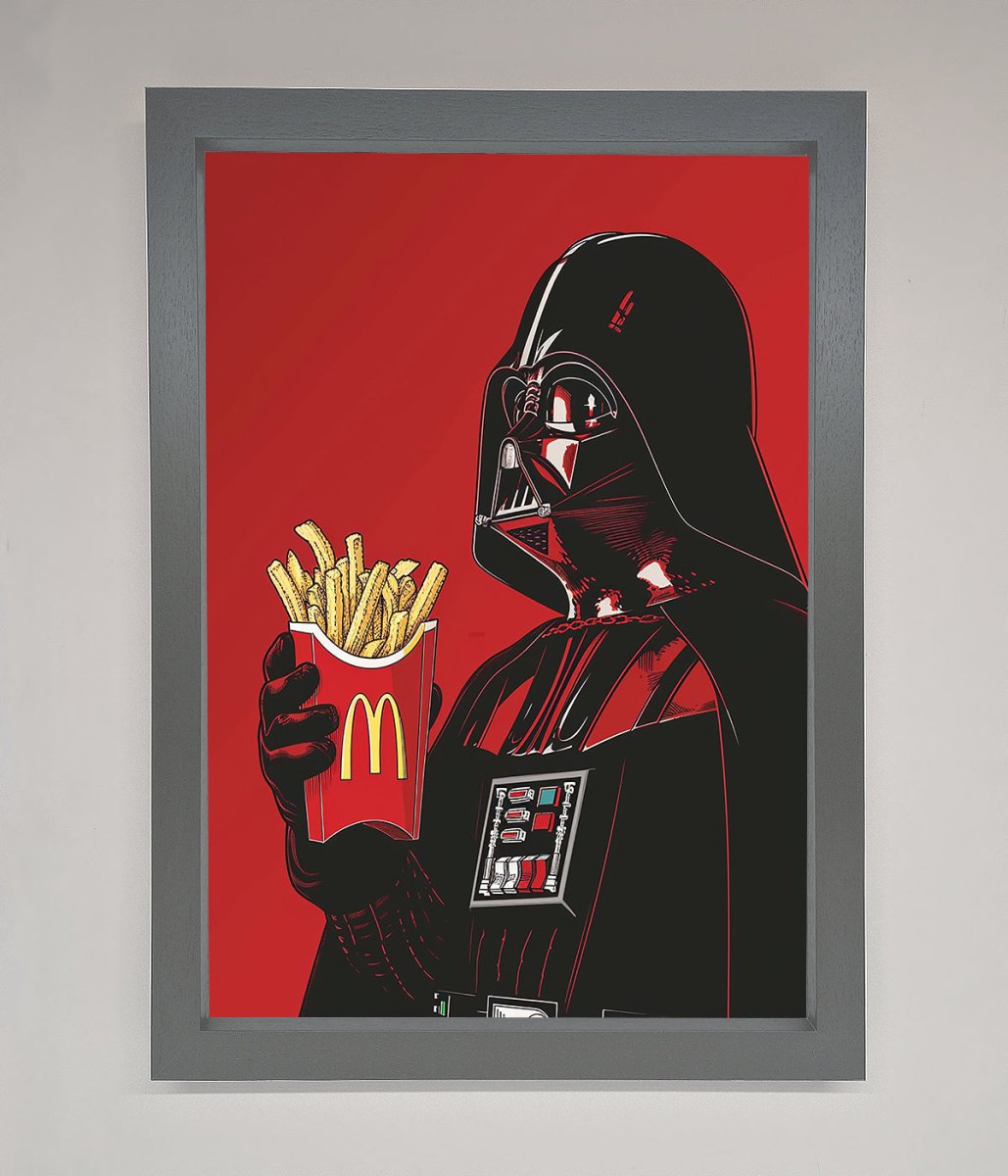 Vader French Fries Framed Poster-17