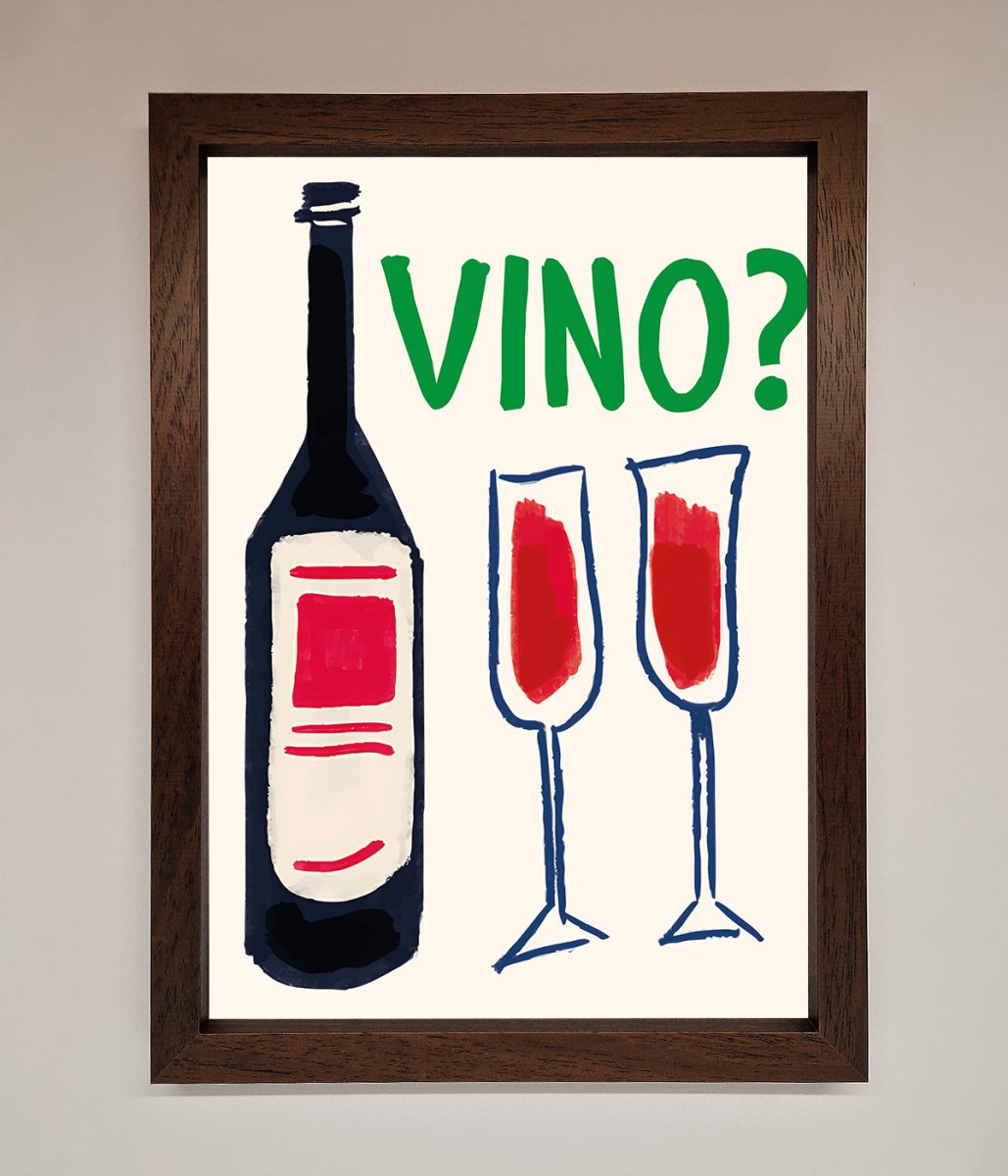 Vino Wine Framed Wall Art-10