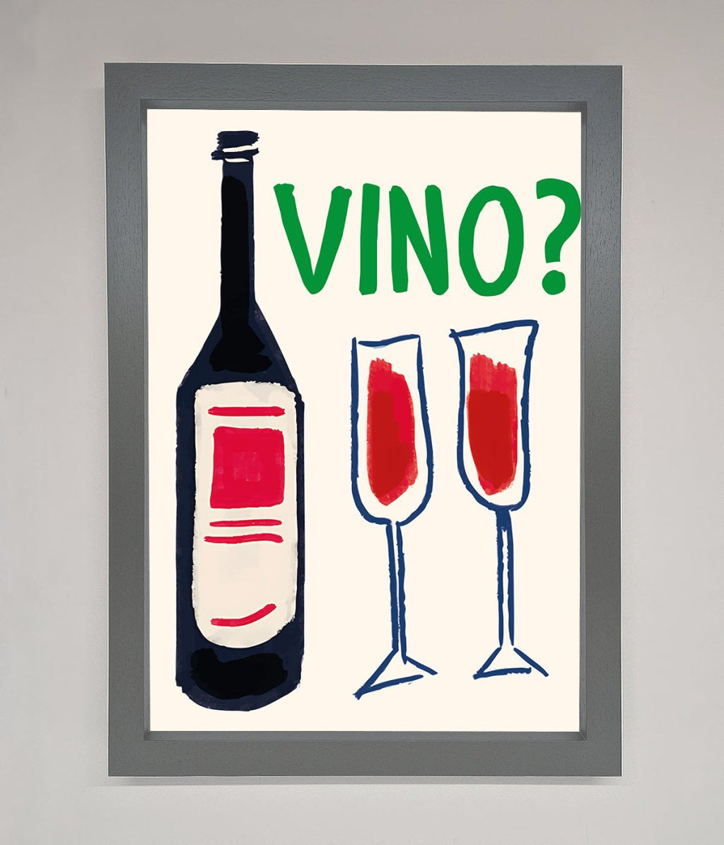 Vino Wine Framed Wall Art-4