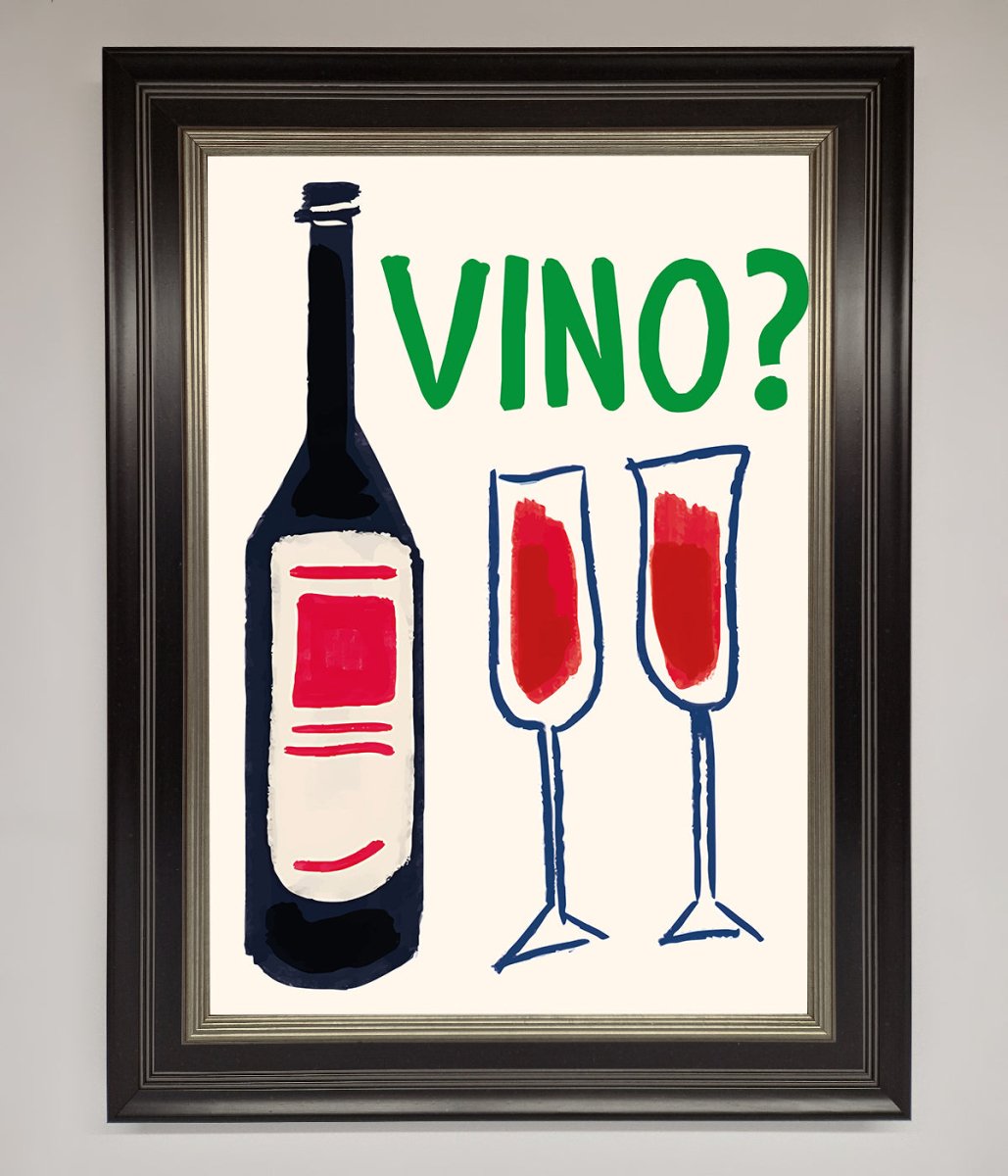 Vino Wine Framed Wall Art-8