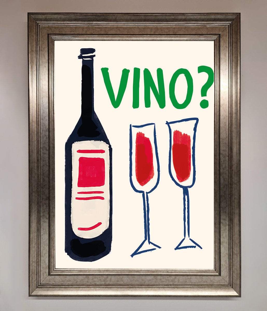 Vino Wine Framed Wall Art-5