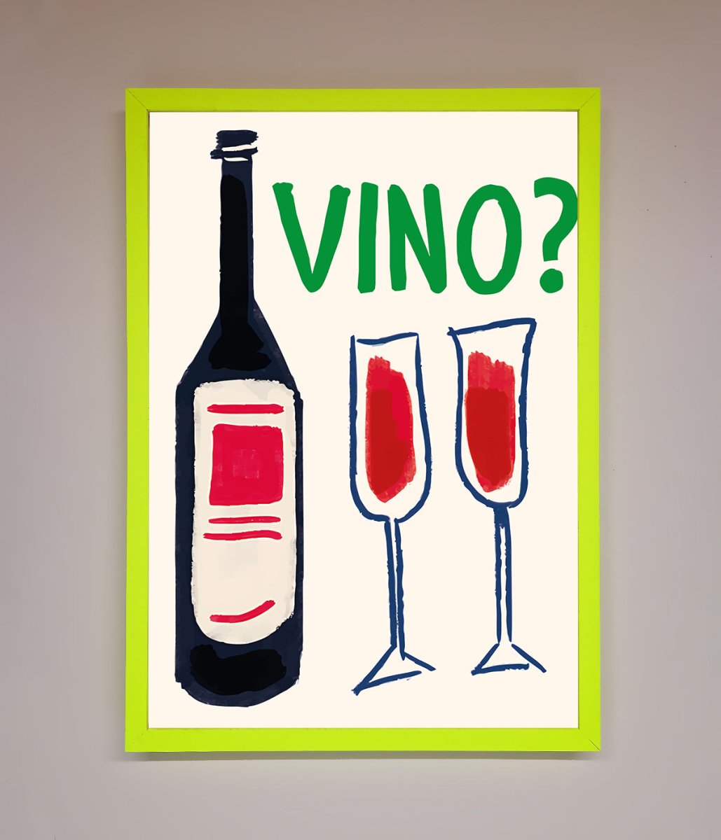 Vino Wine Framed Wall Art-12