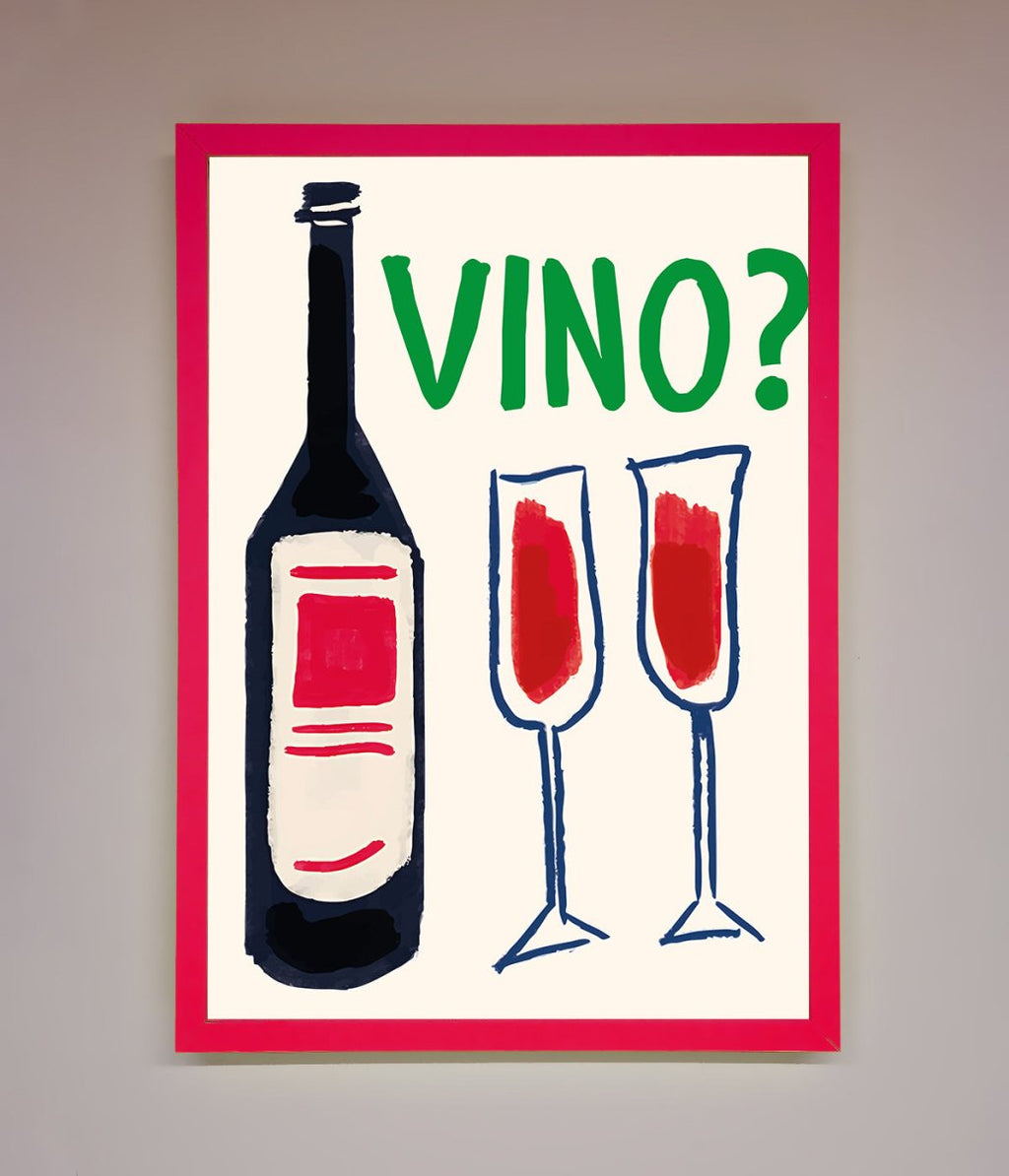 Vino Wine Framed Wall Art-13