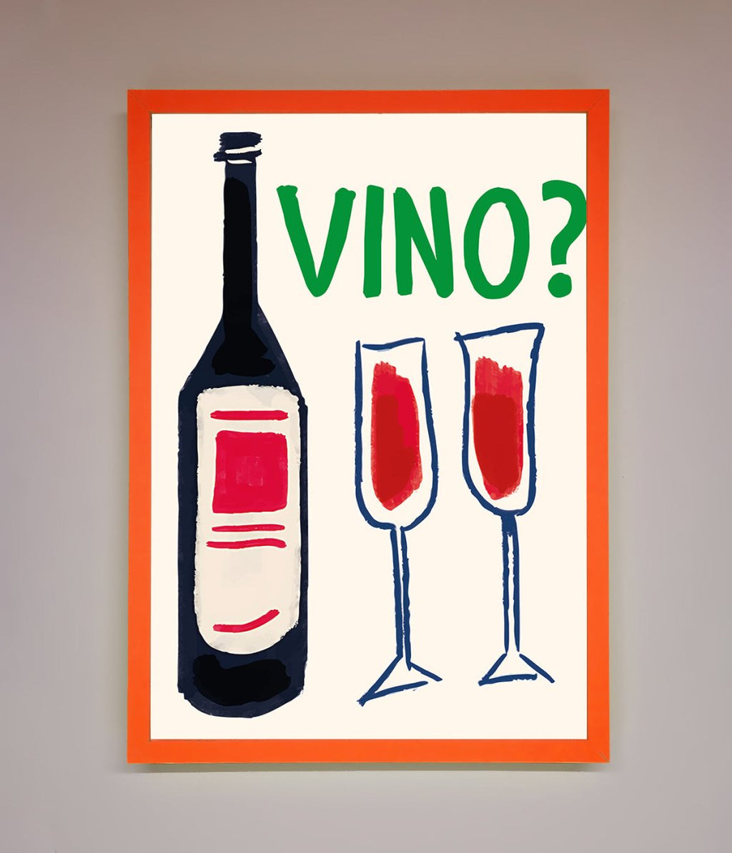 Vino Wine Framed Wall Art-11