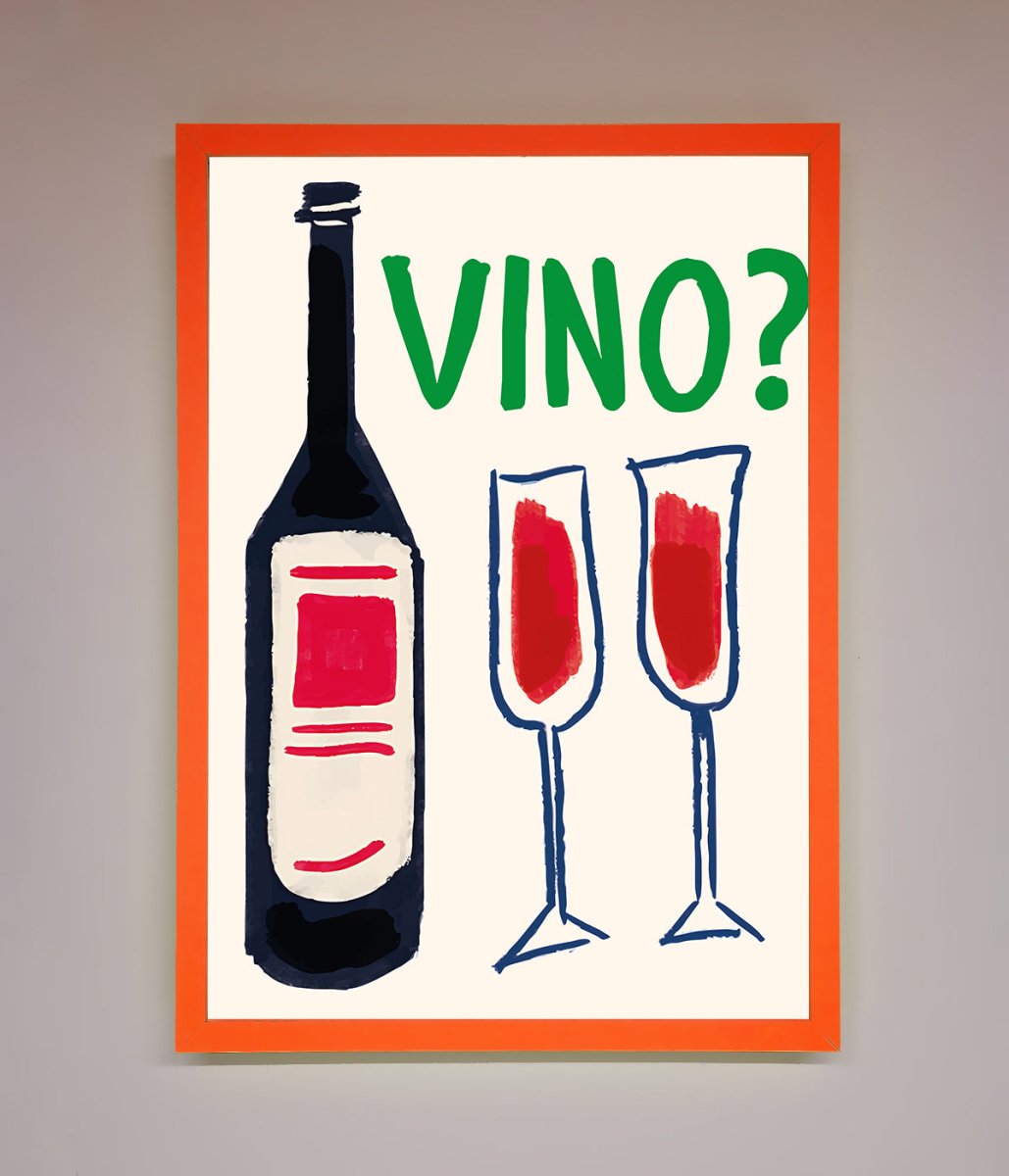 Vino Wine Framed Wall Art-11