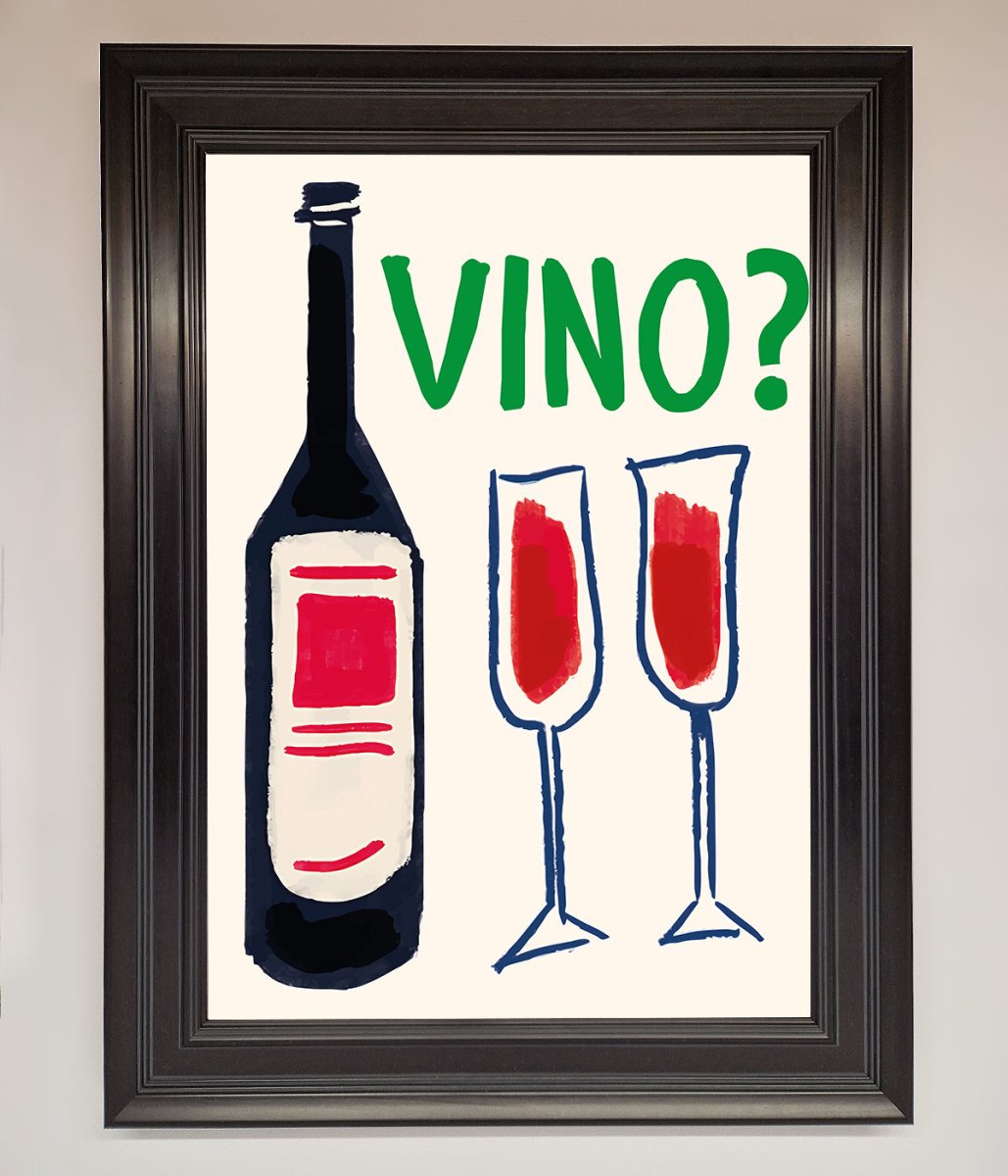 Vino Wine Framed Wall Art-6