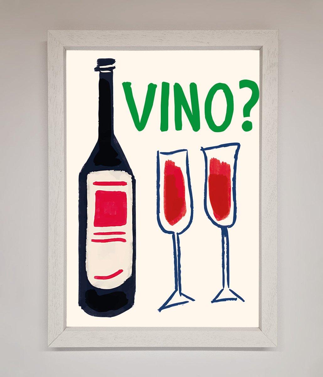 Vino Wine Framed Wall Art-2