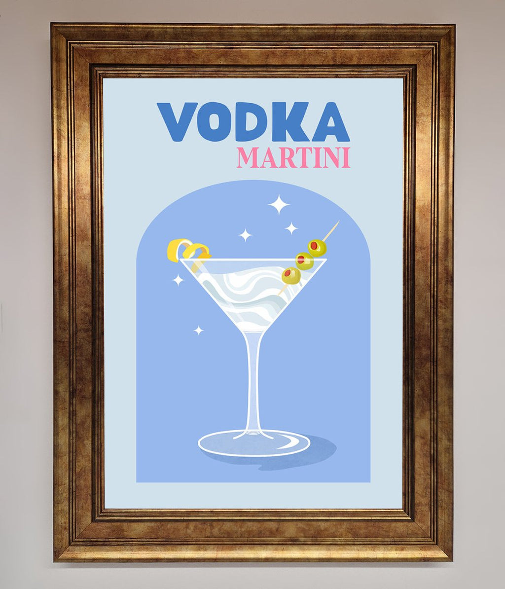 Vodka Martini Framed Wall Art-7