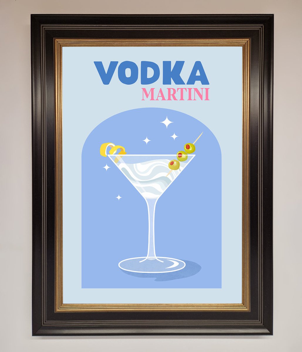Vodka Martini Framed Wall Art-9