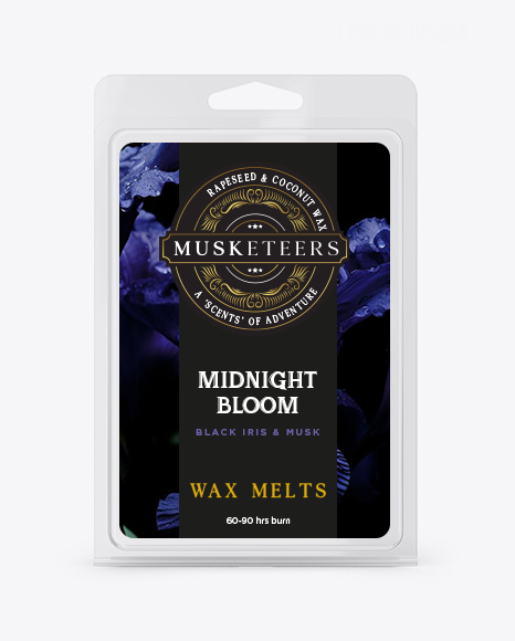 Midnight Bloom Wax Melts - Black Iris & Musk-1