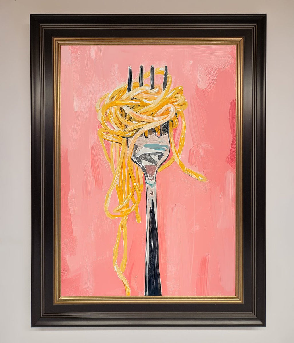 Yes To Spaghetti Framed Print-9