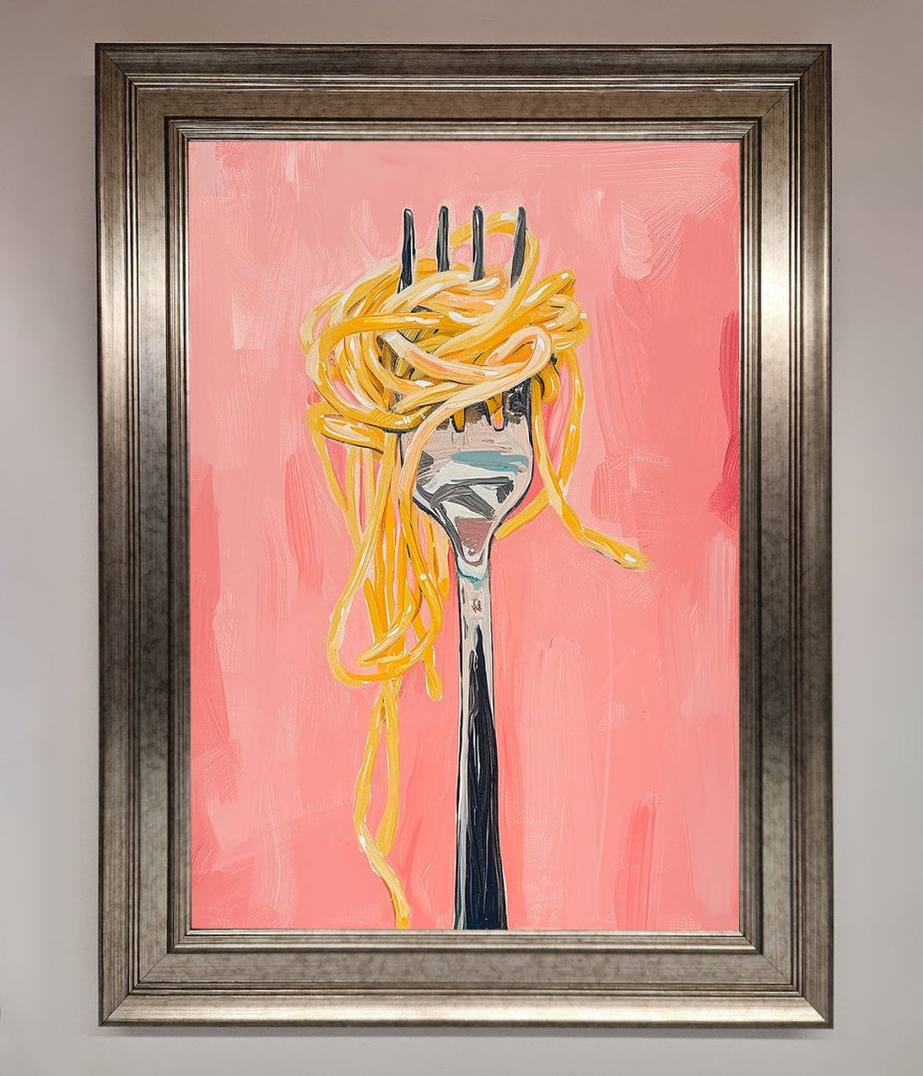 Yes To Spaghetti Framed Print-5
