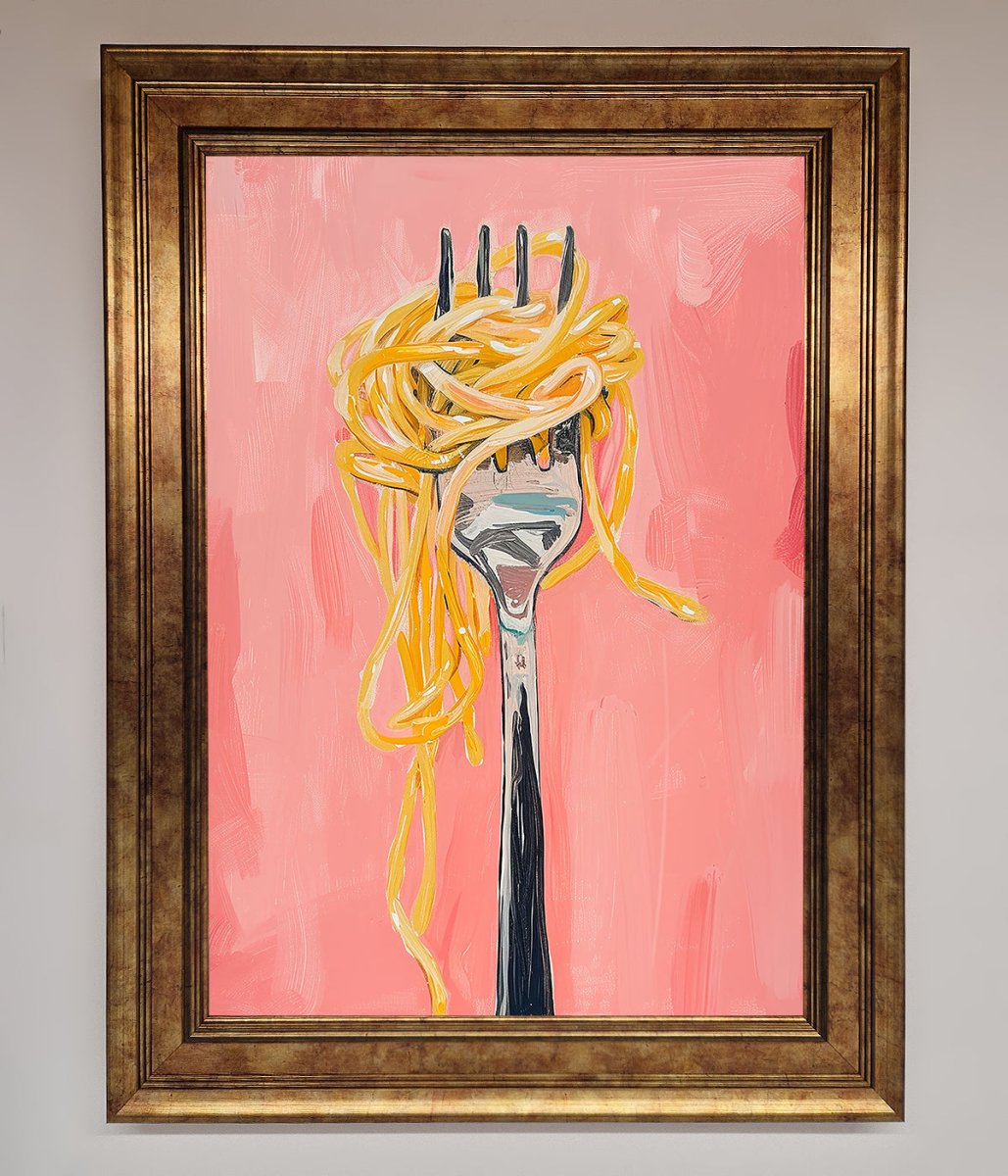Yes To Spaghetti Framed Print-7