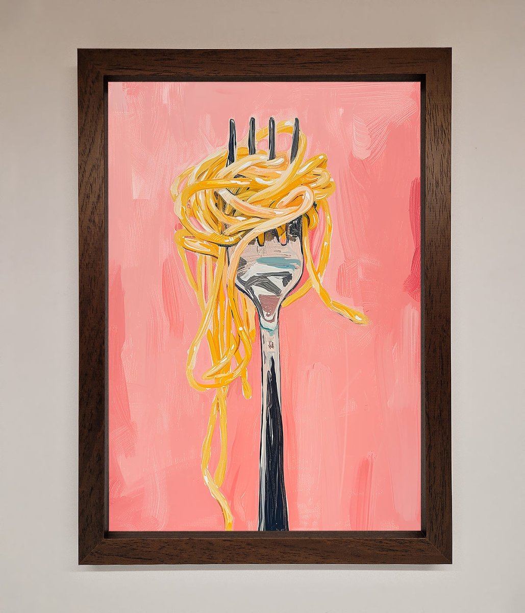 Yes To Spaghetti Framed Print-4